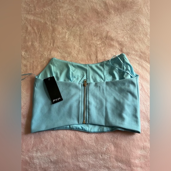 Nasty Gal Women's Blue Corset - Picture 2 of 4